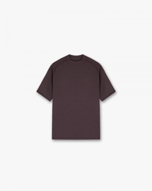 Men's Represent 247 Essential T-Shirt Taupe | UK-MDYSC8639