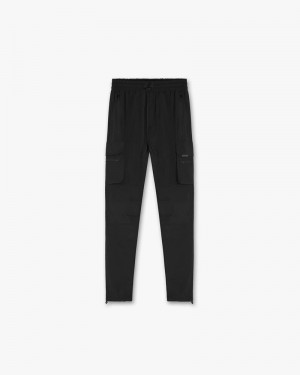 Men's Represent 247 Trousers Black | UK-DLEJT9207