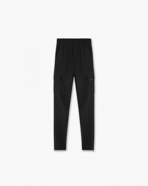 Men's Represent 247 Zip Trousers Black | UK-XFCAT5694