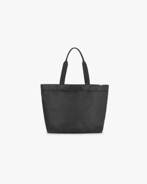 Men's Represent All Over Logo Tote Bag Black | UK-BPKQF8269