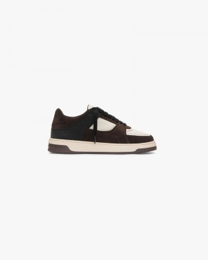 Men's Represent Apex Trainers Brown | UK-KNMXA6918