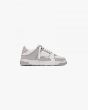 Men's Represent Apex Trainers Grey / White | UK-ORFWD5419