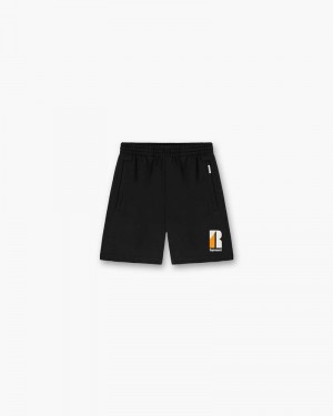 Men's Represent Decade Of Speed Shorts Black | UK-XIHYW9213