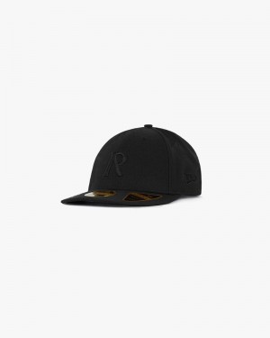 Men's Represent Initial New Era 59fifty Cap Black | UK-IBCET6032