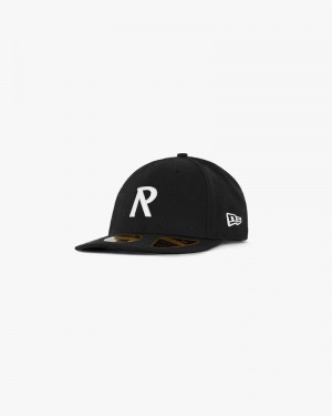 Men's Represent Initial New Era 59fifty Cap Black | UK-TDCHX7563