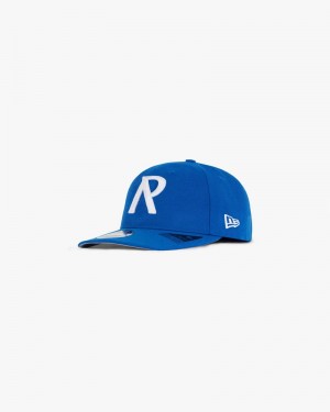 Men's Represent Initial New Era Retro Crown 9fifty Cap Blue | UK-DAHLY9357