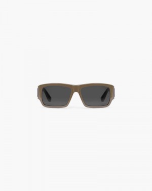 Men's Represent Initial Sunglasses Taupe | UK-TVSFI1790