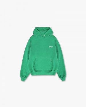 Men's Represent Owners Club Hoodie Green | UK-EIJAB7263