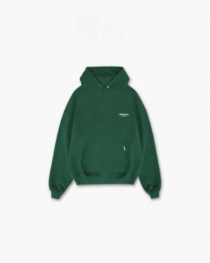 Men's Represent Owners Club Hoodie Green | UK-PDIZU0621