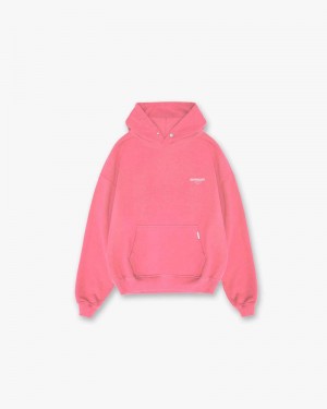 Men's Represent Owners Club Hoodie Pink | UK-DGONW3782