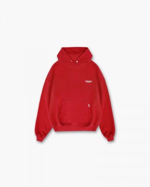 Men's Represent Owners Club Hoodie Red | UK-AJPTN2104