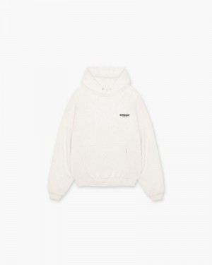 Men's Represent Owners Club Hoodie White | UK-JMILB9701