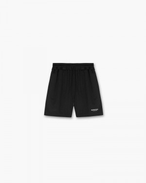 Men's Represent Owners Club Mesh Shorts Black | UK-HSDIJ9184