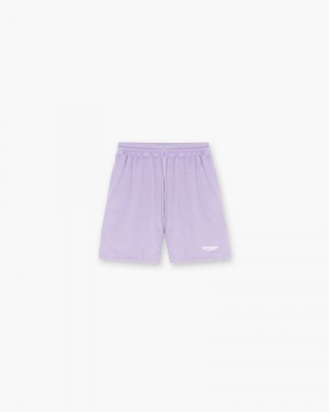 Men's Represent Owners Club Mesh Shorts Lilac | UK-PKGYM6307