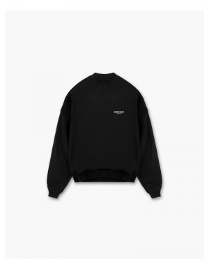 Men's Represent Owners Club Sweater Black | UK-YHDKF0597