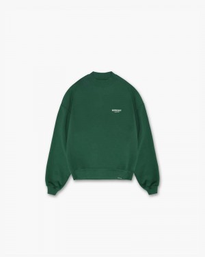 Men's Represent Owners Club Sweater Green | UK-IDJYC1836