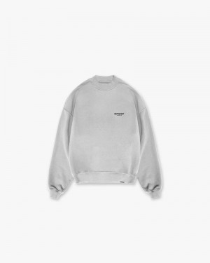 Men's Represent Owners Club Sweater Grey | UK-YFRCB3714