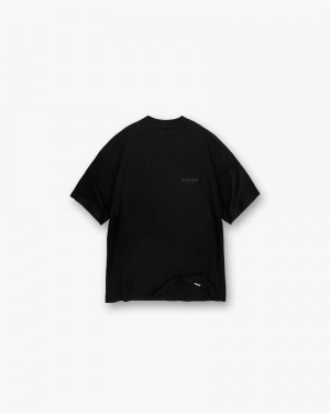 Men's Represent Owners Club T-Shirt Black | UK-DURXF5846