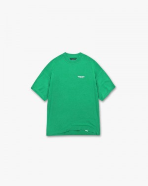 Men's Represent Owners Club T-Shirt Green | UK-OTSLY7354