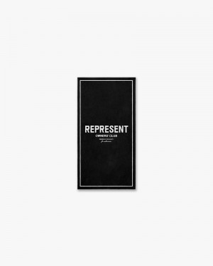 Men's Represent Owners Club Towel Black | UK-XBOQU8970