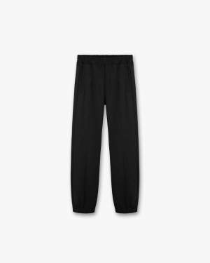 Men's Represent Relaxed Tracksuit Trousers Black | UK-XLYPR1370