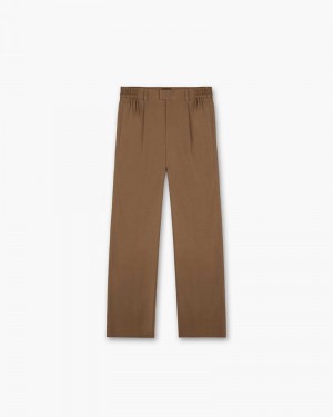 Men's Represent Relaxed Trousers Brown | UK-TKJHX2714