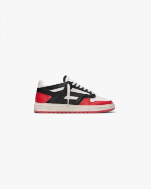 Men's Represent Reptor Low Trainers Black / Red | UK-VKLJB1759