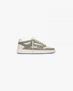 Men's Represent Reptor Low Trainers Khaki | UK-AQXDN4832