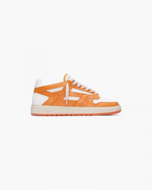 Men's Represent Reptor Low Trainers Orange | UK-XPDBJ5269