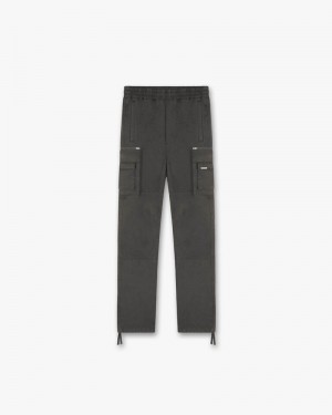 Men's Represent Ss22 Cargo Trousers Dark Taupe | UK-RQWKE8351