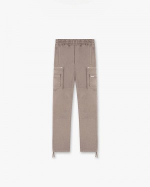 Men's Represent Ss22 Cargo Trousers Taupe | UK-OMWGH3864