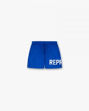 Men's Represent Ss23 Swim Shorts Blue | UK-FHJRE8672