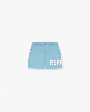 Men's Represent Ss23 Swim Shorts Light Blue | UK-NQKVG6297