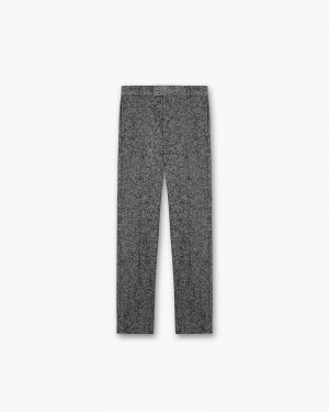 Men's Represent Wide Fit Tailored Trousers Grey | UK-EMSLU8023