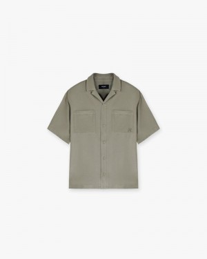 Men's Represent Yacht Shirts Khaki | UK-YJKSD2845