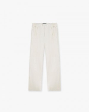 Men's Represent Yacht Trousers Cream | UK-RYTVN1325