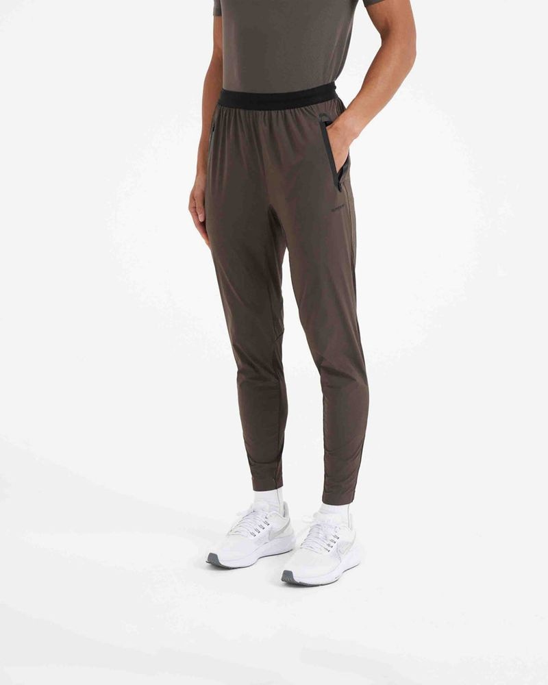 Men's Represent 247 Active Sweatpants Dark Brown | UK-SPBLN6345