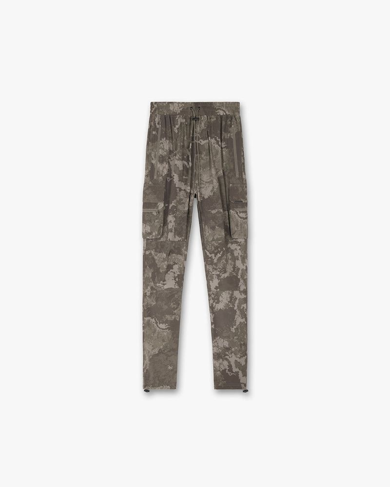 Men\'s Represent 247 Cargo Trousers Taupe Camo | UK-DAOUI9726