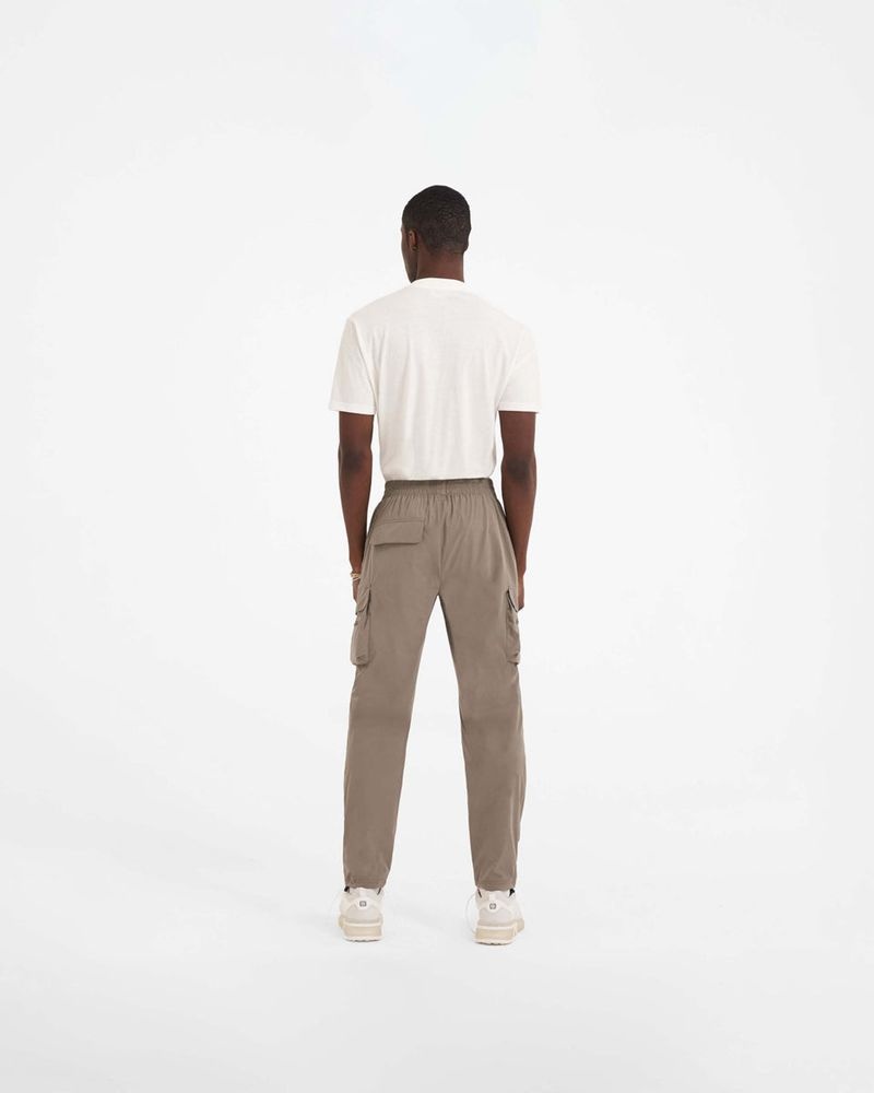 Men's Represent 247 Cargo Trousers Taupe | UK-EOJUL0685