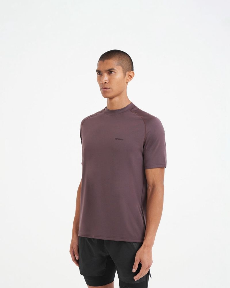 Men's Represent 247 Essential T-Shirt Taupe | UK-MDYSC8639