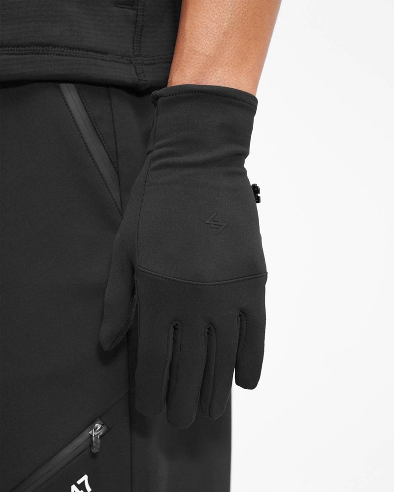 Men's Represent 247 Gloves Black | UK-WUBAV5486