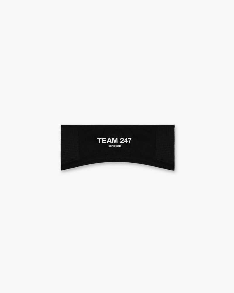 Men\'s Represent 247 Headband Headband Black | UK-JESPB7513