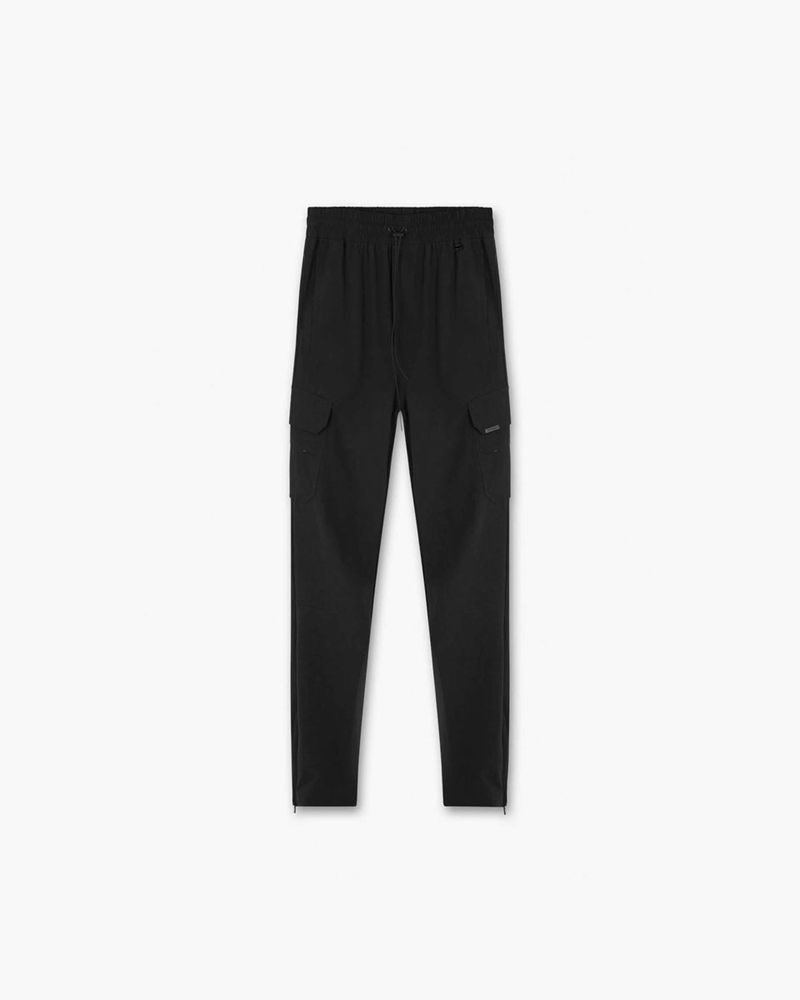 Men\'s Represent 247 Zip Trousers Black | UK-XFCAT5694