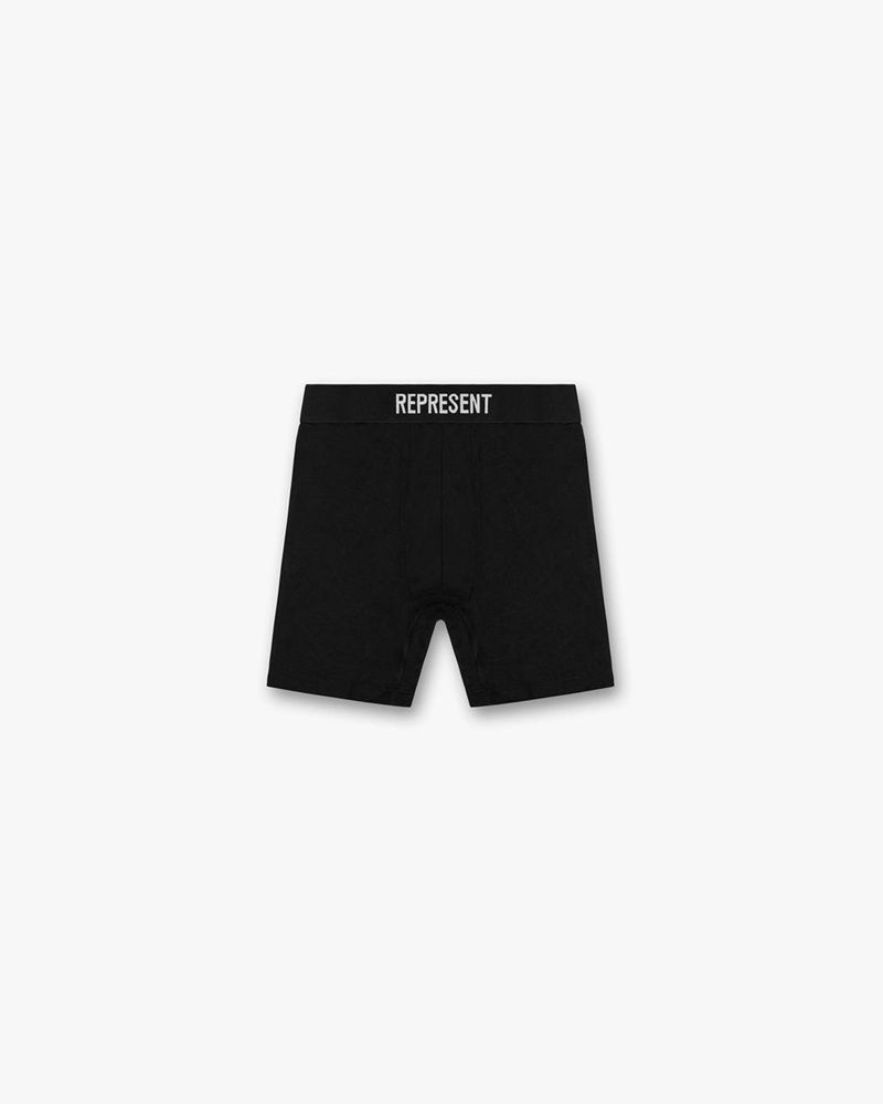 Men's Represent 2-pack Underwear Black | UK-RQDGC8941