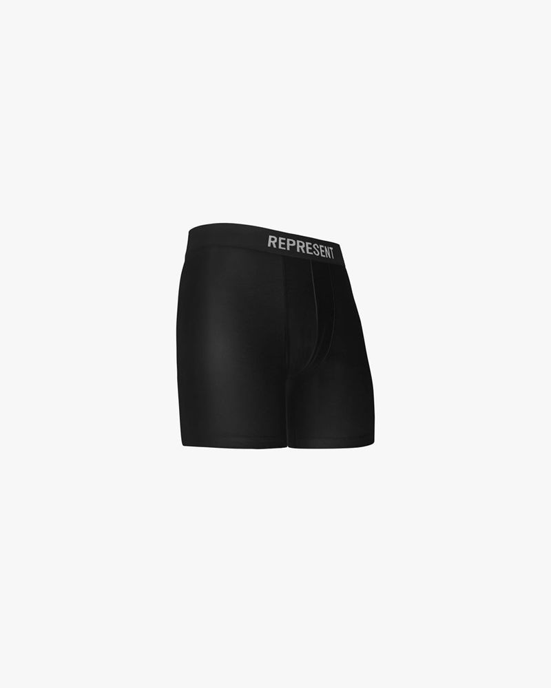 Men's Represent 2-pack Underwear Black | UK-RQDGC8941