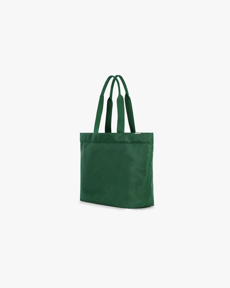 Men's Represent All Over Logo Tote Bag Green | UK-DIBXJ1450