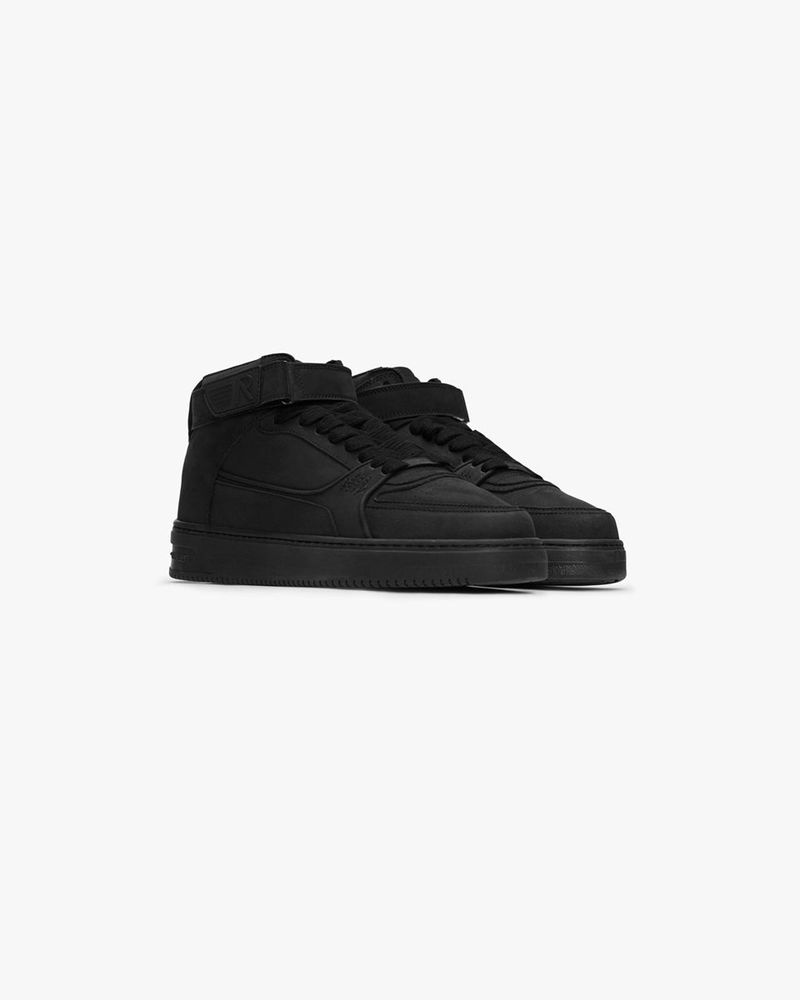 Men's Represent Apex Mid Trainers Black | UK-DYTSF8013