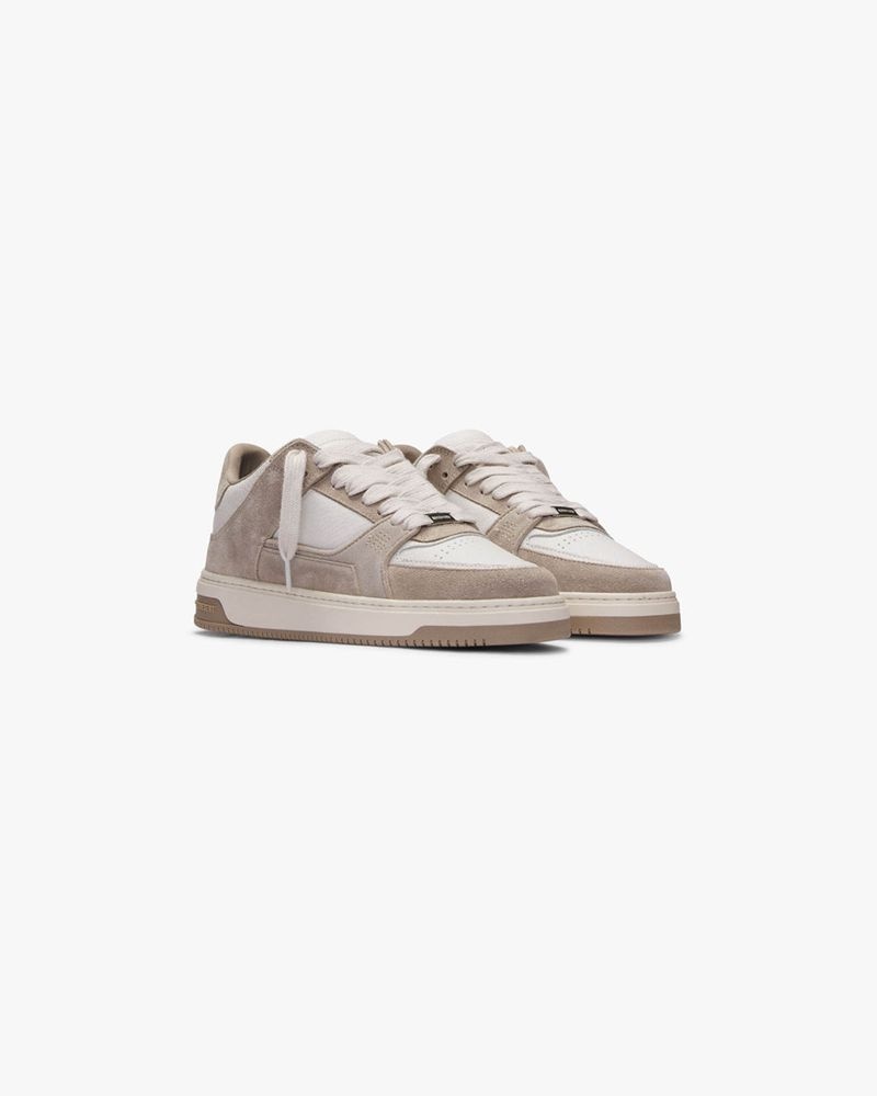 Men's Represent Apex Trainers Taupe / White | UK-OUXQB6054