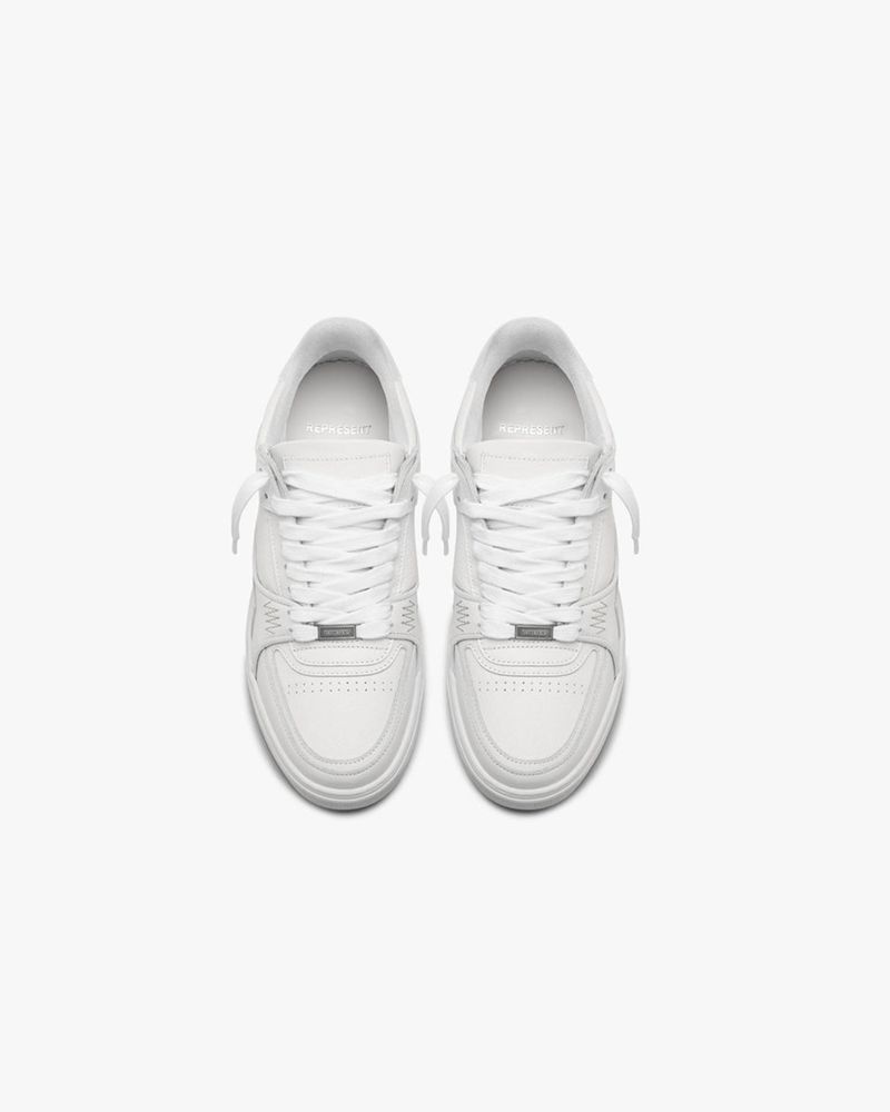 Men's Represent Apex Trainers White | UK-GKAME8702