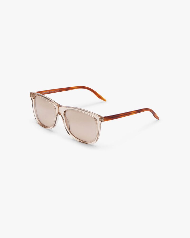 Men's Represent Astral Sunglasses Brown | UK-AHZGW0234